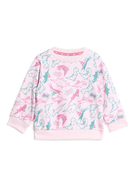 Kinder Trainingsanzüge Mit Bluse Rosa 2Stücke Sweat