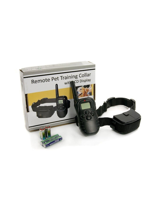 Elektrisches Hundehalsband Set Hundetraining Foxmag24 300m Reichweite Verstellbares Haustiertraining Halsband Mit LCD Anzeige