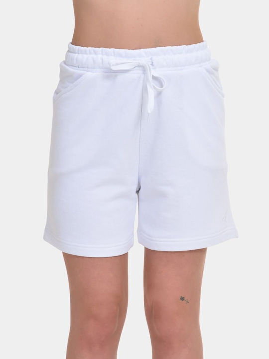 Women's Terry Shorts White Color