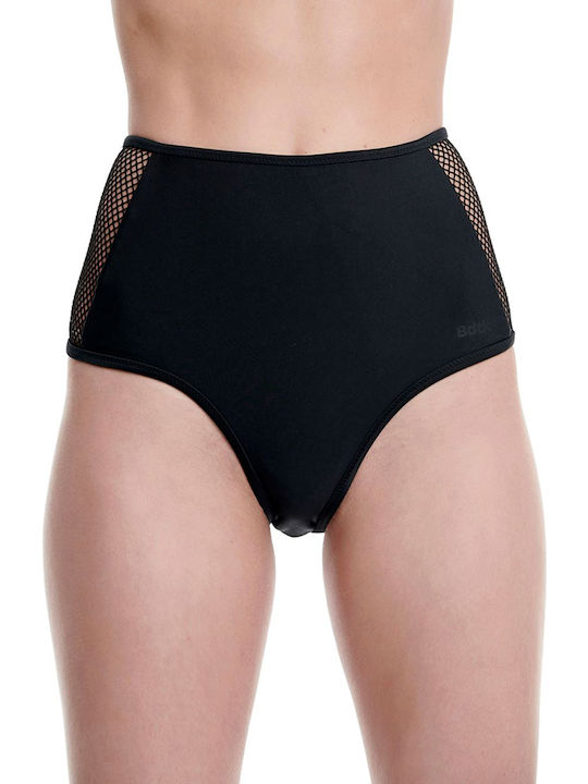 Bikini Boxer Ψηλόμεσο Μαύρο