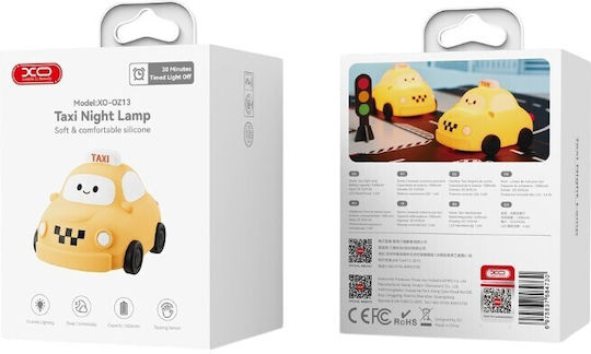 XO Nursery Night Light LED Battery Yellow