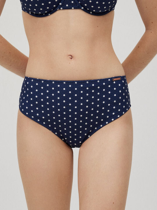 Slip Bikini Inferioare Albastru Marin