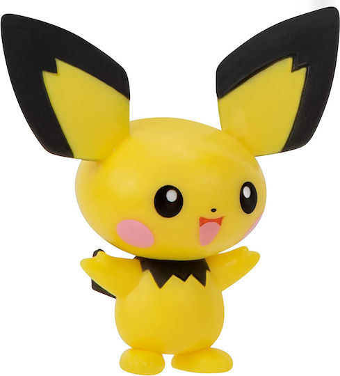 Jazwares Pokemon Pichu Pikachu & Raichu Evolution For 4+ Years 8cm