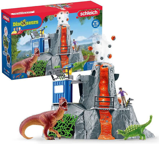 Schleich-S Volcano Exploration Headquarters for Age 4+