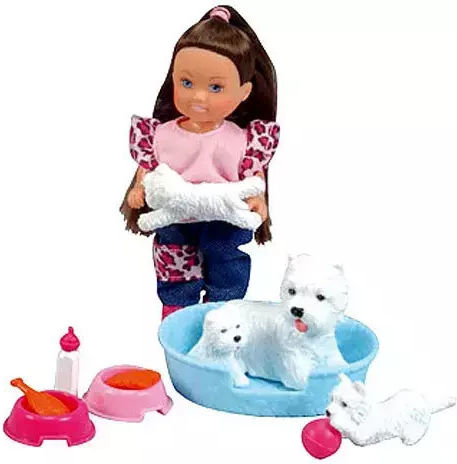 Doll 12cm Evi Simba 105734191 Animal Friends