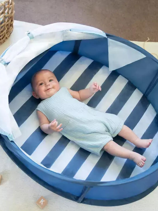 Babymoov Παρκοκρέβατο με Στρώμα Μπλε