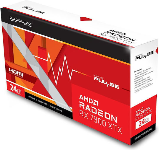 Sapphire Radeon RX 7900 XTX 24GB GDDR6 Pulse Κάρτα Γραφικών
