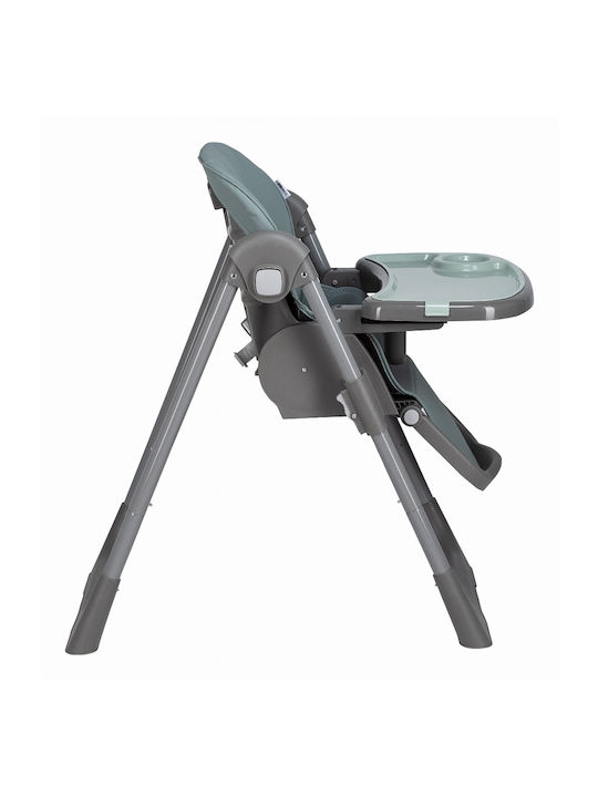 FreeOn Kai Foldable Baby Highchair with Adjustable Height Mint