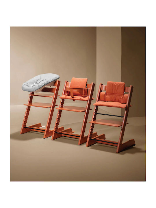 Stokke Tripp Trapp Καρεκλάκι Φαγητού με Ρυθμιζόμενο Ύψος Terracotta