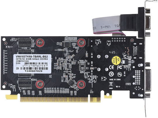 Biostar GeForce GT 610 2GB GDDR3 Placă Grafică