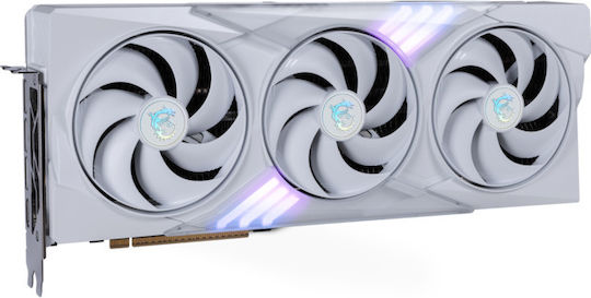MSI GeForce RTX 5080 16GB GDDR7 Gaming Trio OC White Κάρτα Γραφικών