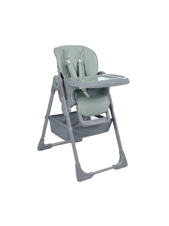 Kikka Boo Comfy+ Αναδιπλούμενο Καρεκλάκι Φαγητού με Ρυθμιζόμενο Ύψος Mint
