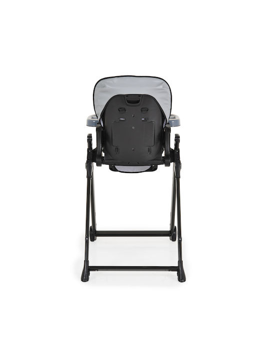 Cangaroo Neron Foldable Baby Highchair with Adjustable Height Gray