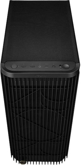 Asus ProArt PA401 Gaming Midi Tower Computer Case with Side Window Black