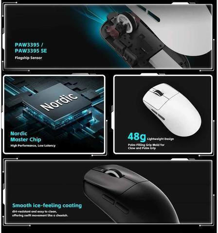 VXE R1 SE+ Ασύρματο Gaming Ποντίκι 18000 DPI Λευκό