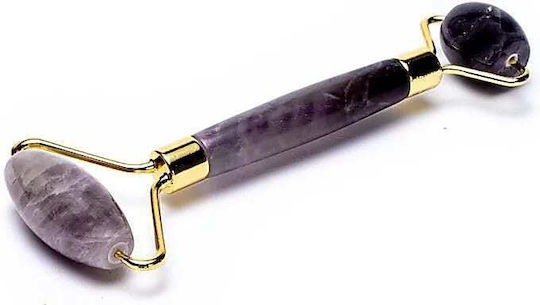 Ρολό Μασάζ Προσώπου Ορυκτό Αμέθυστος Amethyst Anti-aging Face Roller