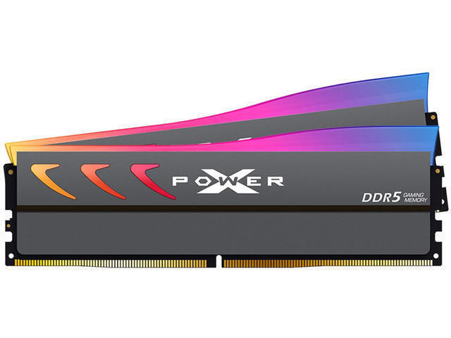Silicon Power Storm RGB 32GB DDR5 RAM cu 2 module (2x16GB) și