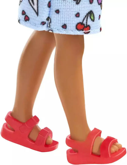 Păpușă Barbie Family Chelsea Păr Creol Sfânt Rochie Albastră