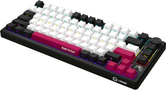 Lorgar Wireless Gaming Mechanical Keyboard 75% with RGB lighting (English US) Multicolour