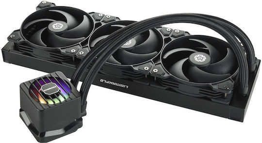 Enermax LIQMAXFLO SR Охлаждане AIO CPU с 3 Вентилатора 120мм и ARGB Осветление