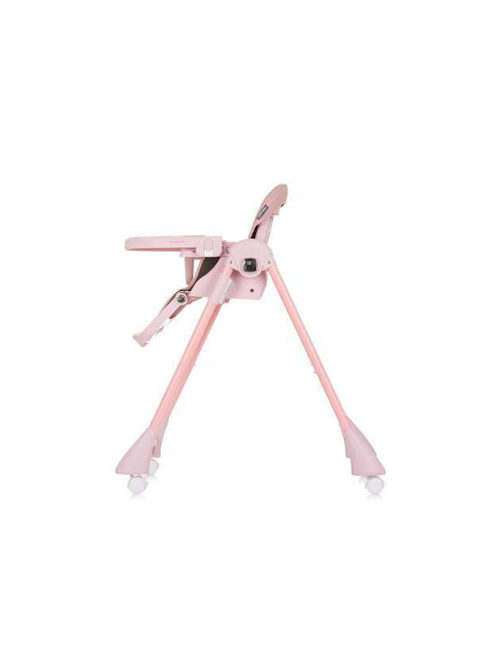 Chipolino Candy Shop Scaun Înalt De Masă Bebe Pliabil Flamingo
