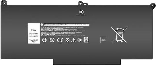 Compatible Battery for Dell Latitude Dell Latitude 12 7290, 13 7380 7390, 14 7480 7490 with 7800mAh