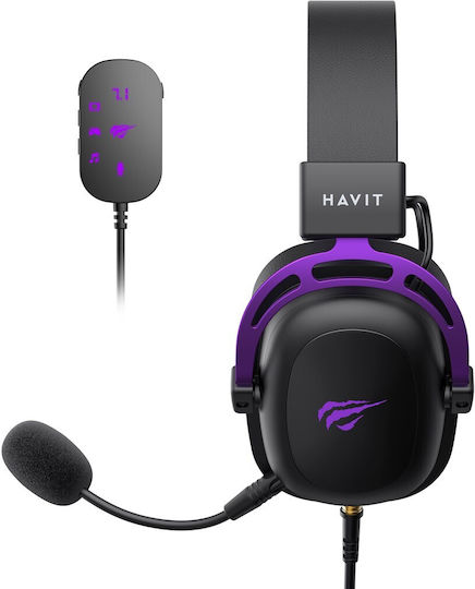 Havit H2002C+U Over Ear Gaming Headset με σύνδεση 3.5mm