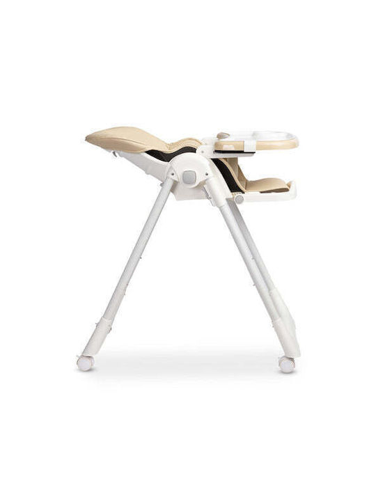 Caretero Large Foldable Baby Highchair Beige