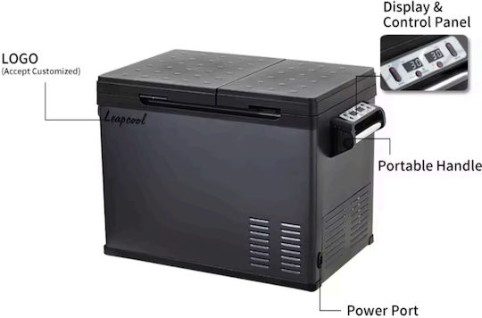 Portable Fridge 50L 12V / 24V / 220V Black