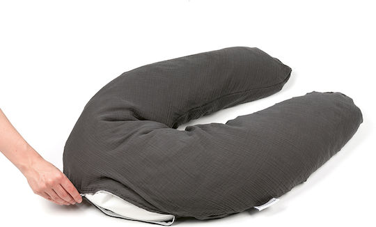 Doomoo Pregnancy & Breastfeeding Pillow Gray