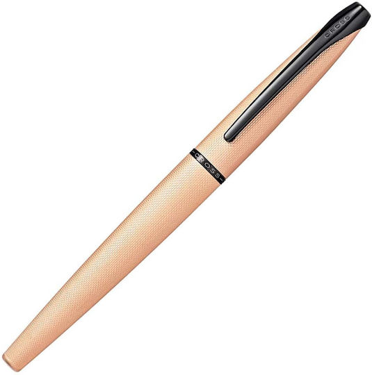 Cross Writing Pen Medium Pink with Blue Ink