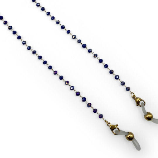 Brillenkette Lila für Brillen Jl22-001