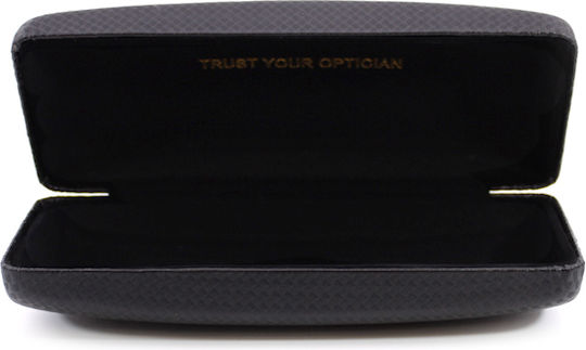 Brillenetui T.u.o Lederoptik Relief Schwarz