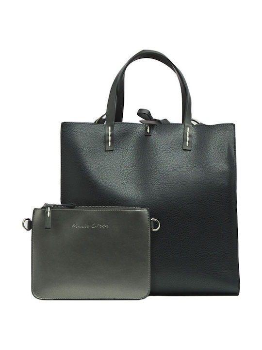 Τσάντα Χειρός Manila Grace Borsa Fellis Medium B001eu-md500 Nero Γυναικείο