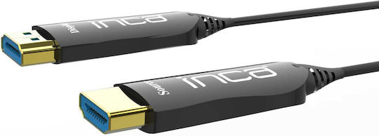 Inca HDMI 2.0 Premium High Speed 4K 60Hz HDR Cable HDMI Male - HDMI Male 50m Black