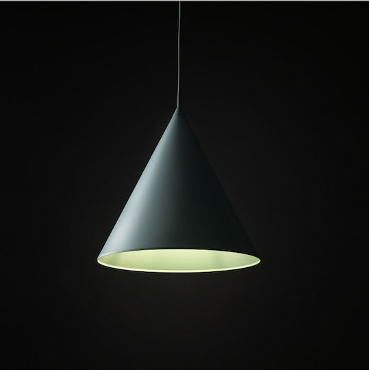 TK Lighting Pendant Light Black with Socket E27 32x165cm