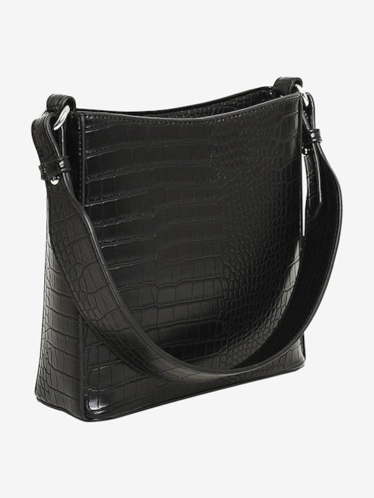 Hvisk Amble Small Matte Croco Black