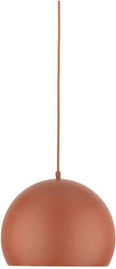 TK Lighting Pendant Light Red with Socket E27 27x160cm