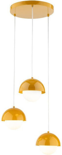 TK Lighting Κρεμαστό Φωτιστικό Μπεζ 31.5εκ.