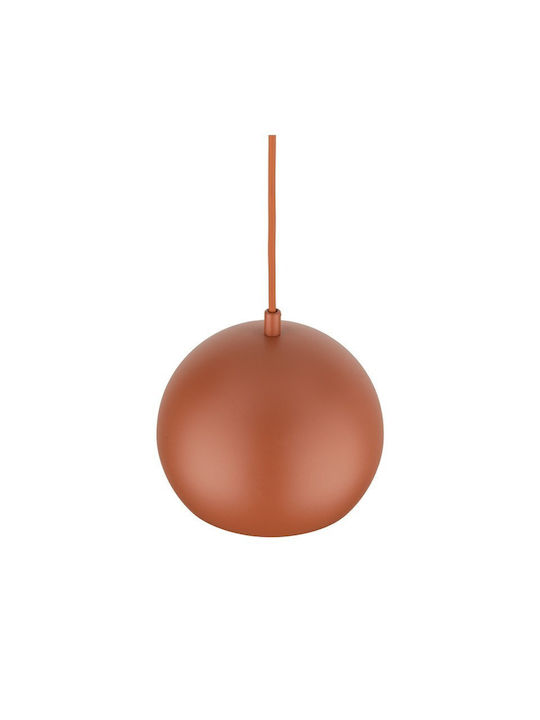 TK Lighting Κρεμαστό Φωτιστικό Κόκκινο με Ντουί E27 17x150εκ.