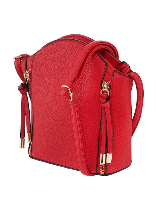 Crossbody Bag Two Zippers 017.89271_red