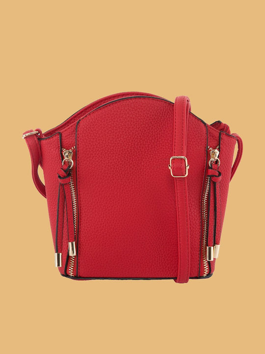 Crossbody Bag Two Zippers 017.89271_red