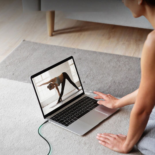 Ugreen Video Cable USB-C Male - USB-C Female 100W PD Black 1m 10387