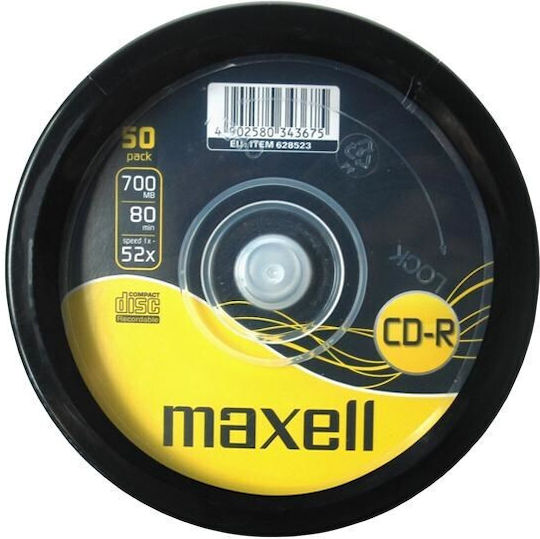 Maxell Maxell Schreibbare CD-R 52x 700MB 50 Stück