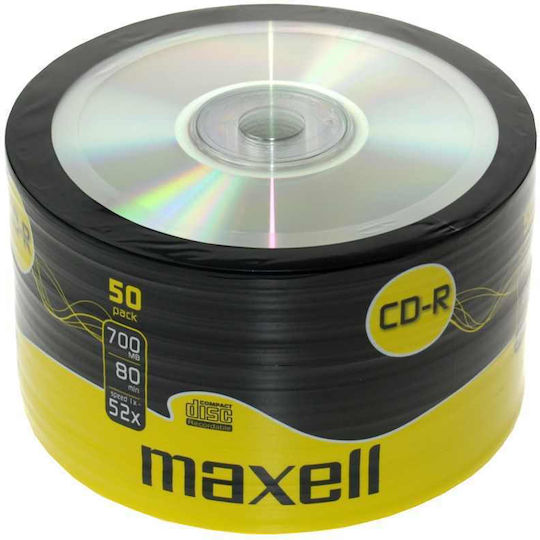 Maxell Maxell Schreibbare CD-R 52x 700MB 50 Stück