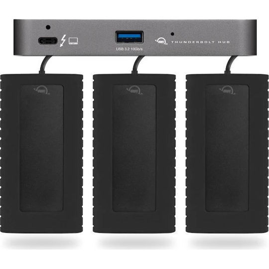 OWC Thunderbolt Hub USB-C / Thunderbolt 4 / USB-A Docking Station με 4K Μαύρο