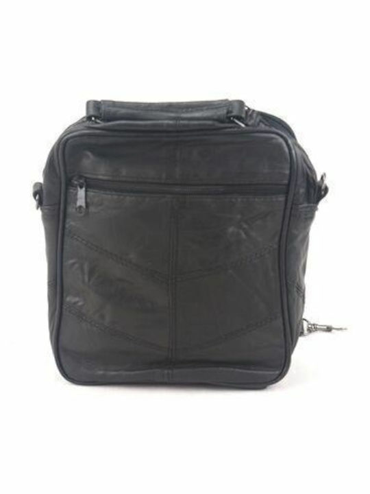 Kouros Leder Herren Schultertasche 57 3 Schwarz