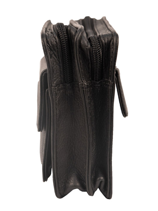 Kouros Leather Handbag Men's 122 Black
