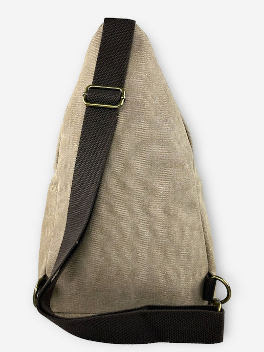 Rcm Chest Bag Canvas Fabric 210056-057 Beige