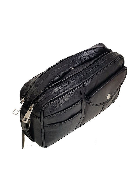 Geantă De Mână Din Piele Kappa 201 Negru Negru Geantă De Mână Din Piele Kappa 201 Negru Negru